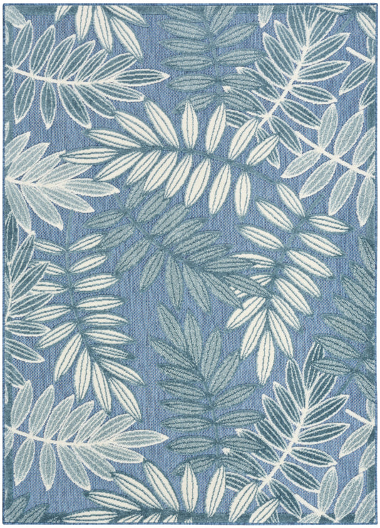 Nourison Home Aloha  Blue  Contemporary