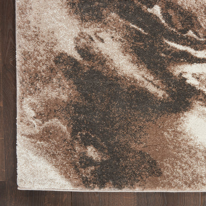 Nourison Home American Manor  Ivory Mocha  Contemporary