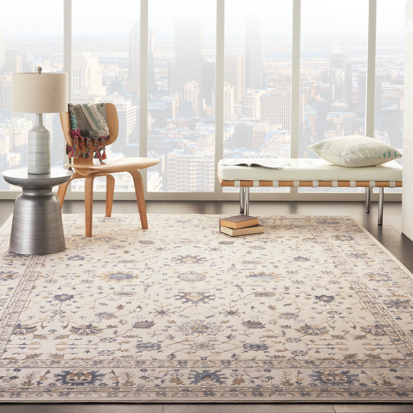 Nourison Home Silky Textures  Ivory  Traditional