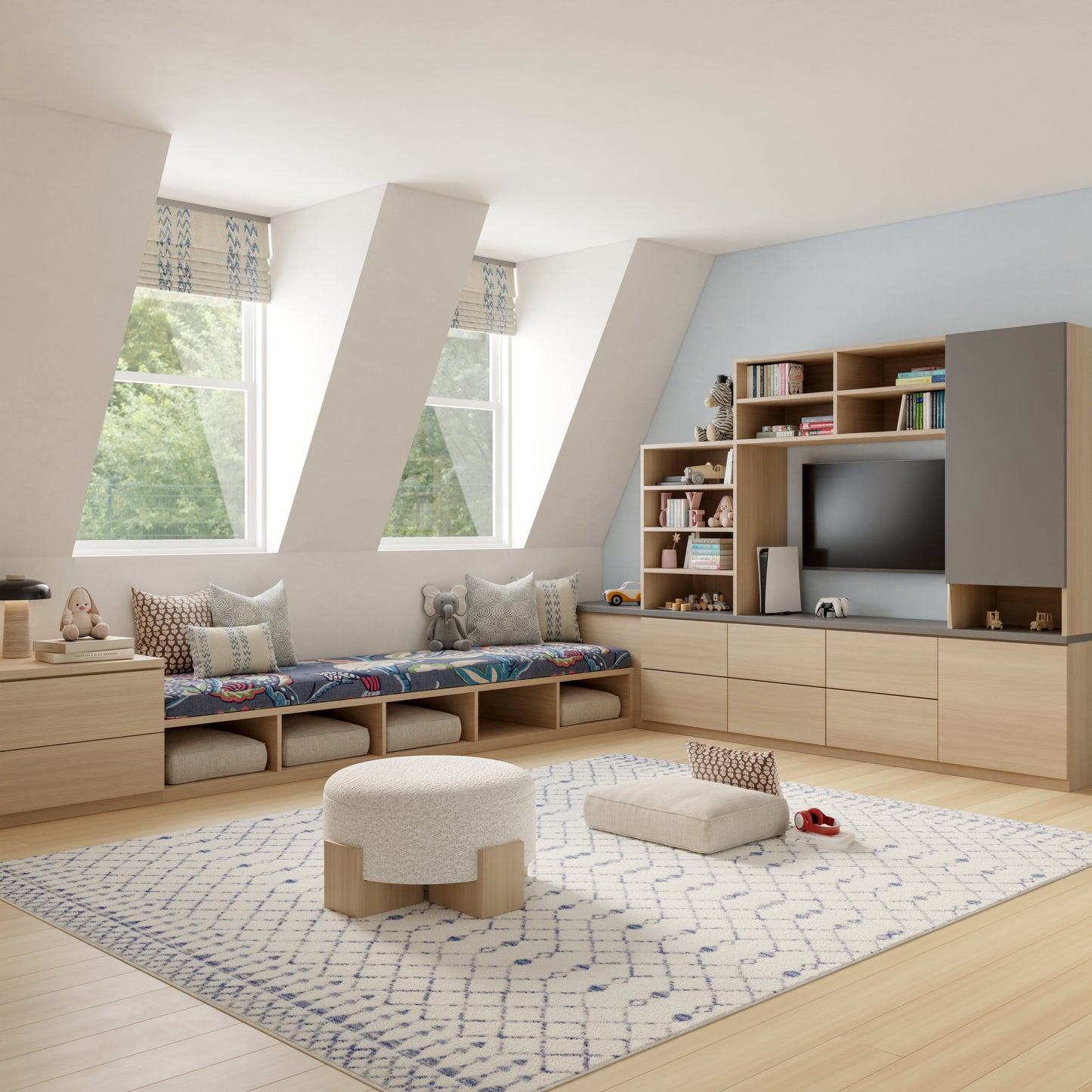 Nourison Home Whimsicle  Ivory  Contemporary