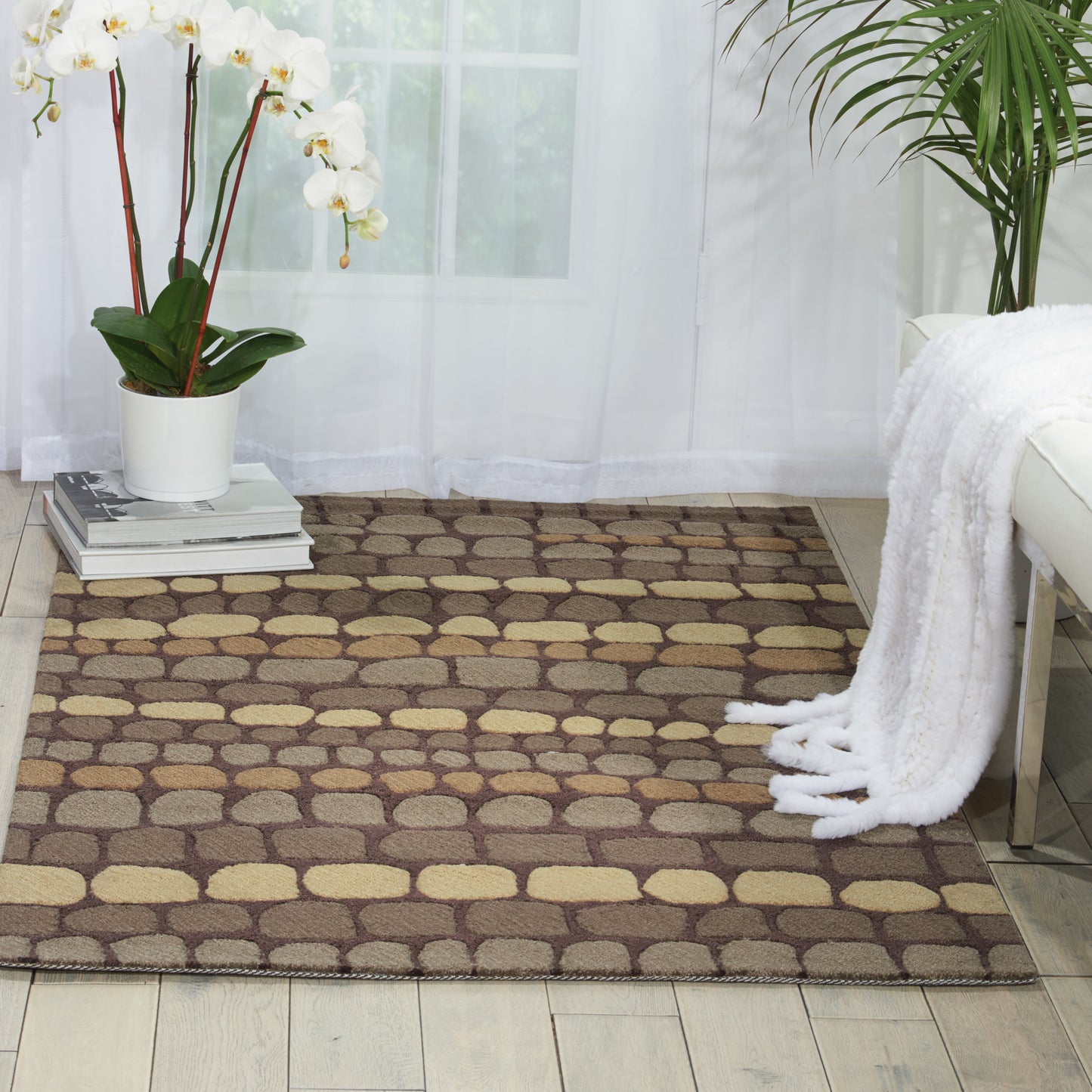 Nourison Home Fantasy  Multicolor  Transitional