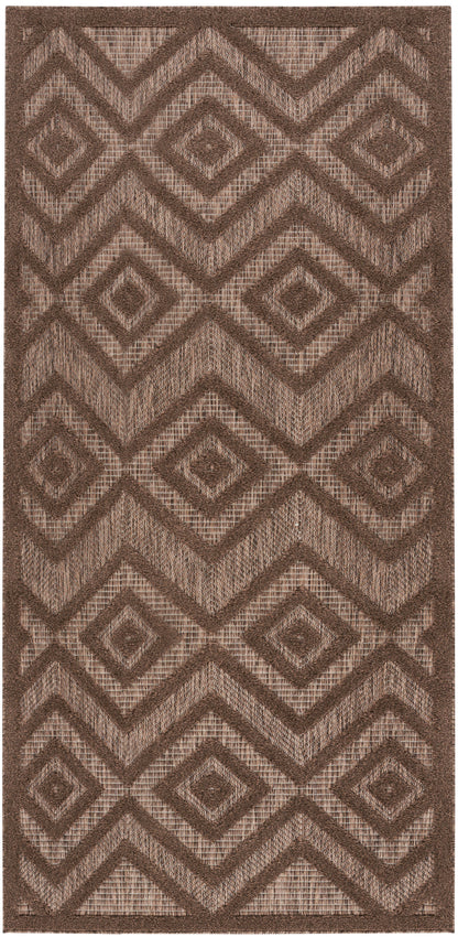 Nourison Home Versatile NRV01 Brown Contemporary Flat Weave Rug