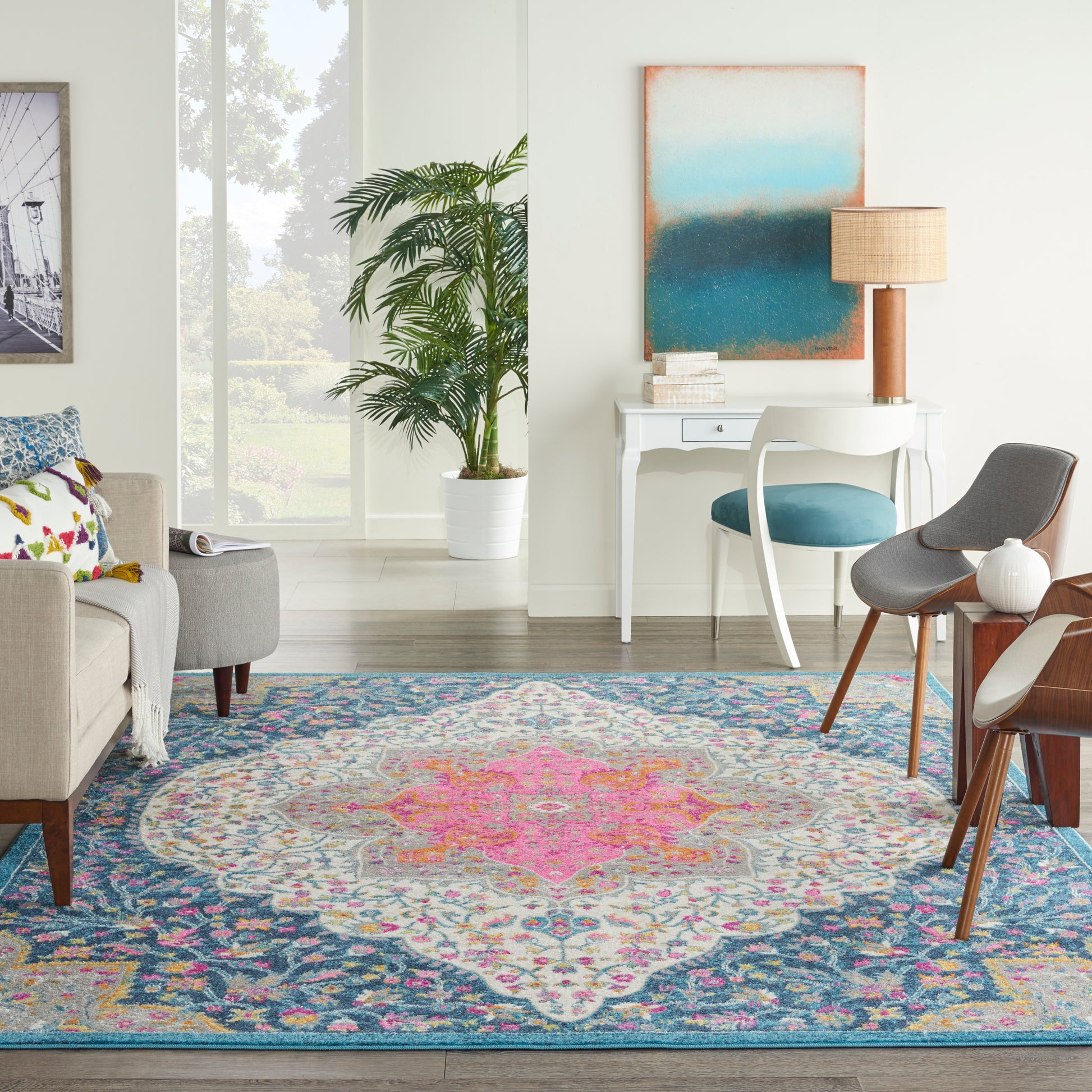 Nourison Home Passion  Multicolor  Transitional