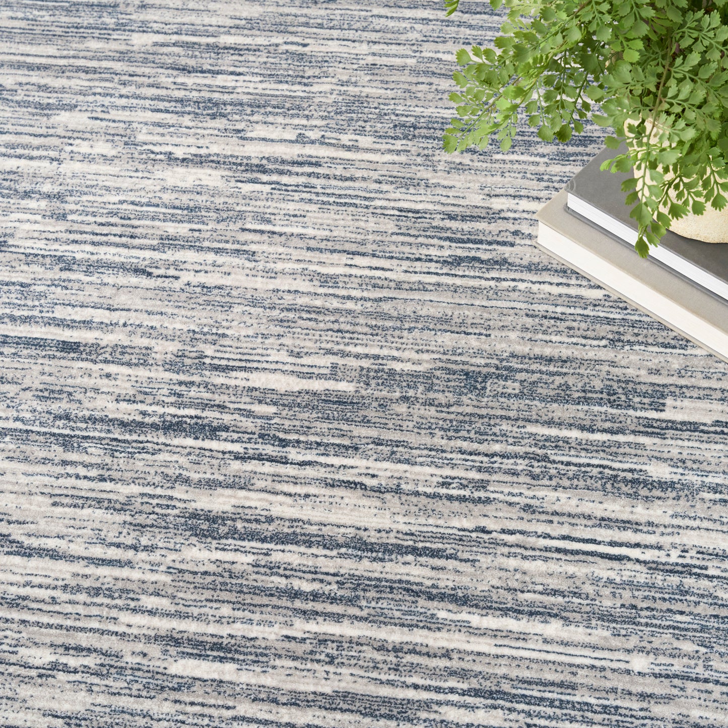 DKNY Grand Street  Ivory Blue  Contemporary