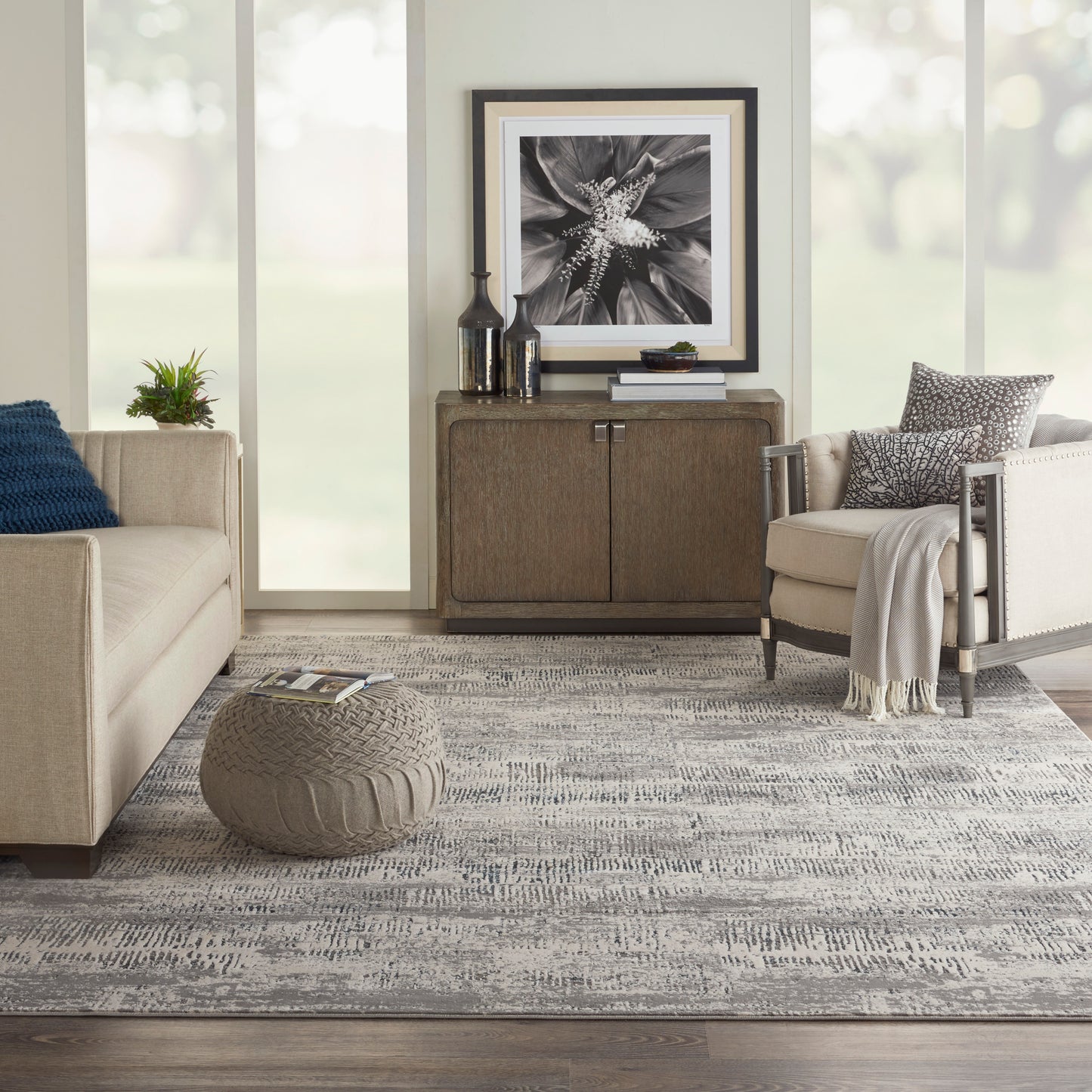 Michael Amini MA90 Uptown  Ivory Grey  Contemporary