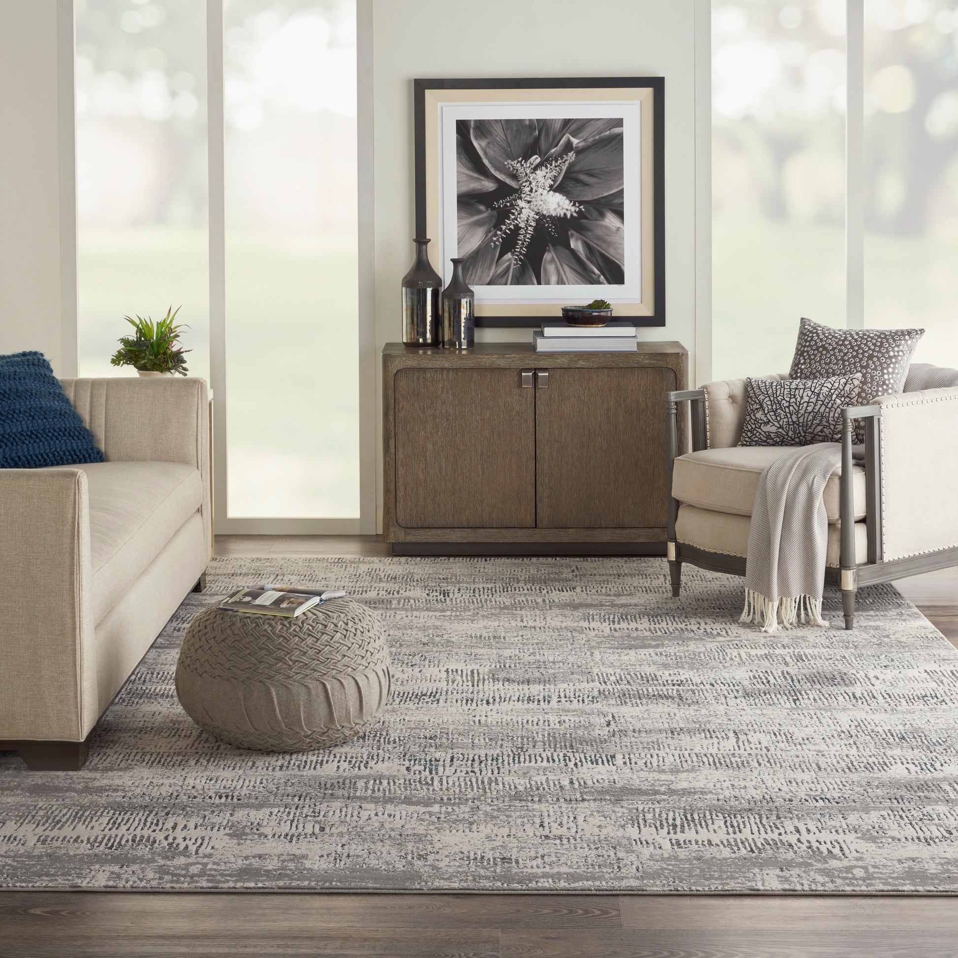 Michael Amini MA90 Uptown  Ivory Grey  Contemporary