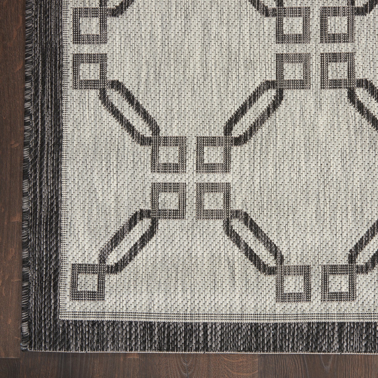 Nourison Home Country Side  Ivory Charcoal  Transitional