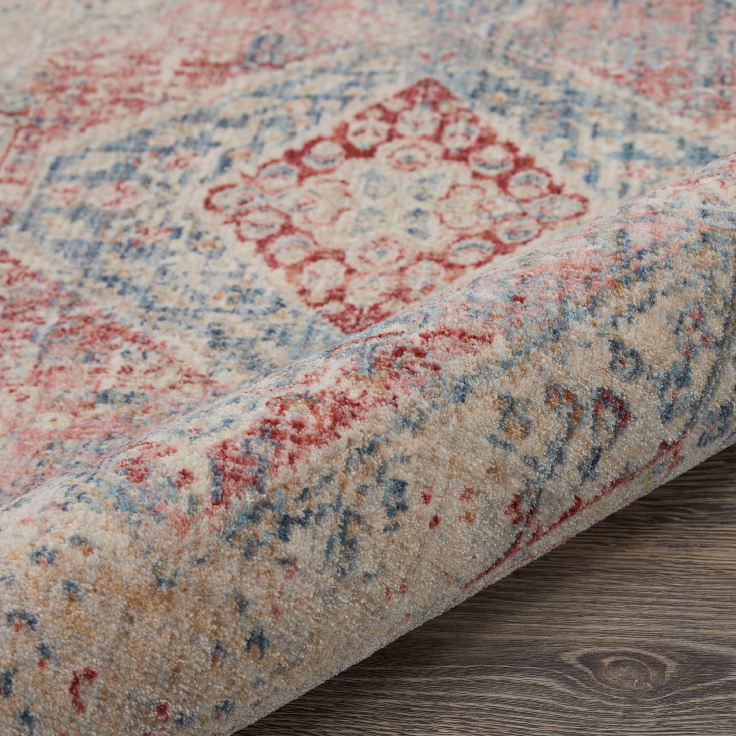 Nourison Home Homestead  Blue Grey  Traditional