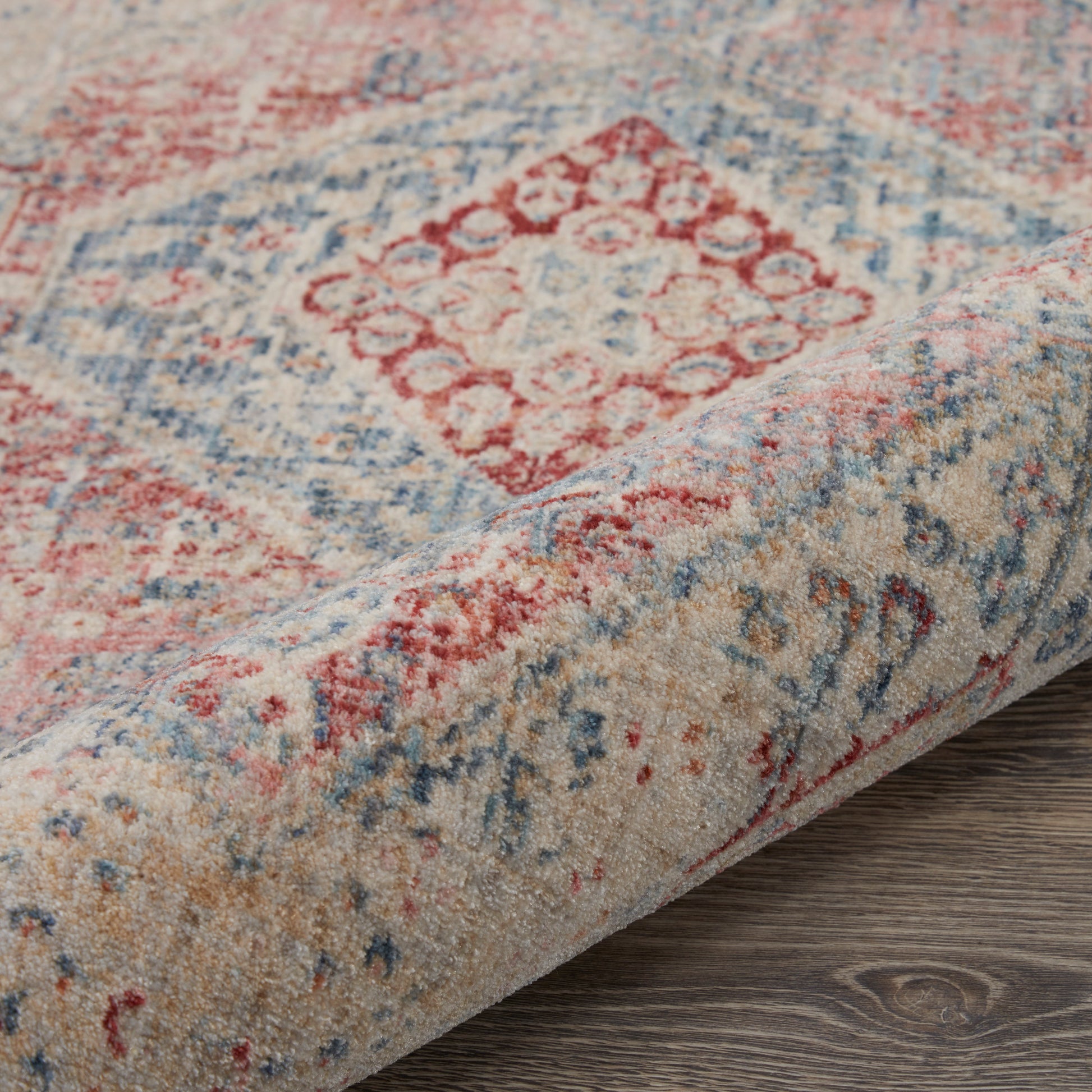 Nourison Home Homestead  Blue Grey  Traditional