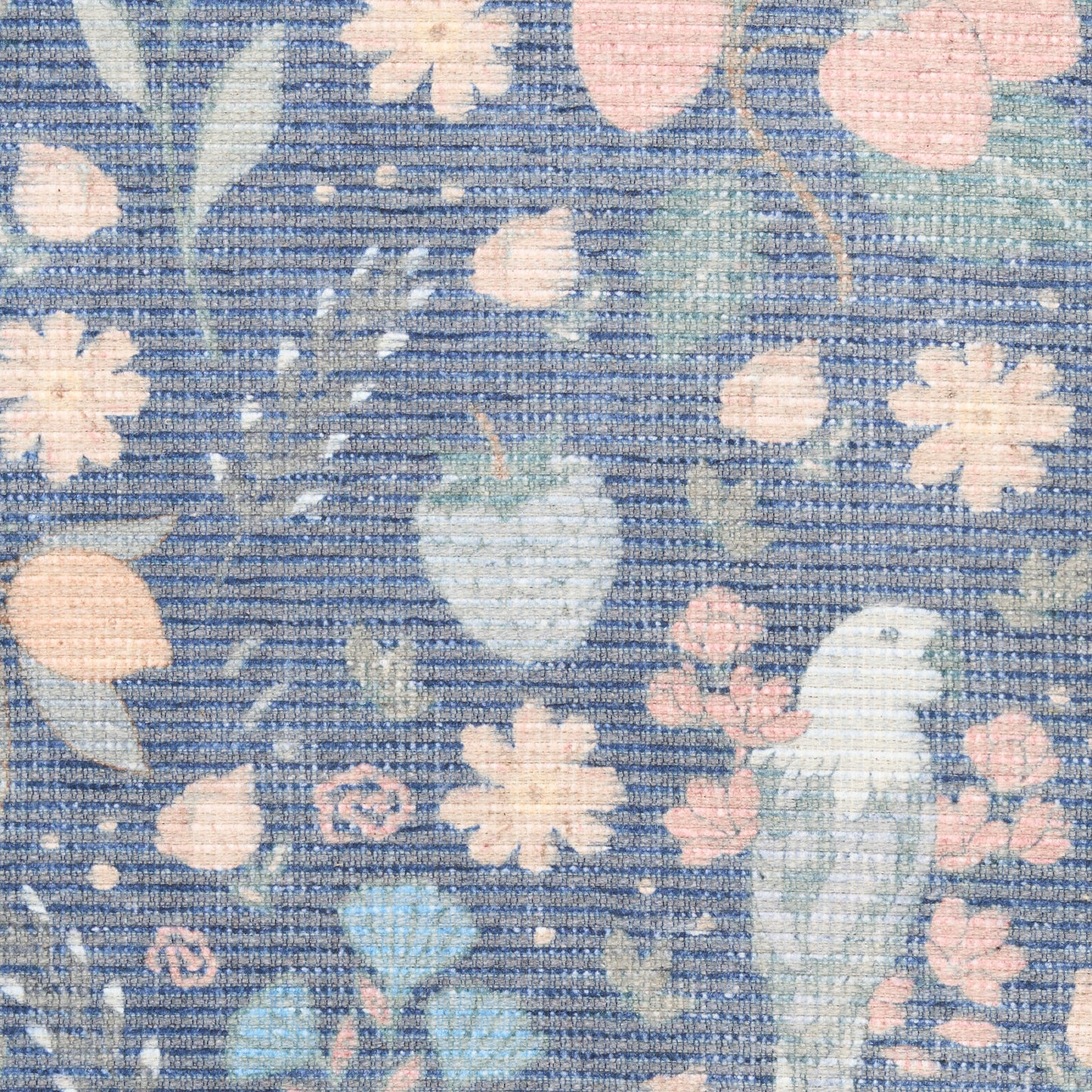 Nourison Home Botanical Washables  Blue Multicolor  Contemporary