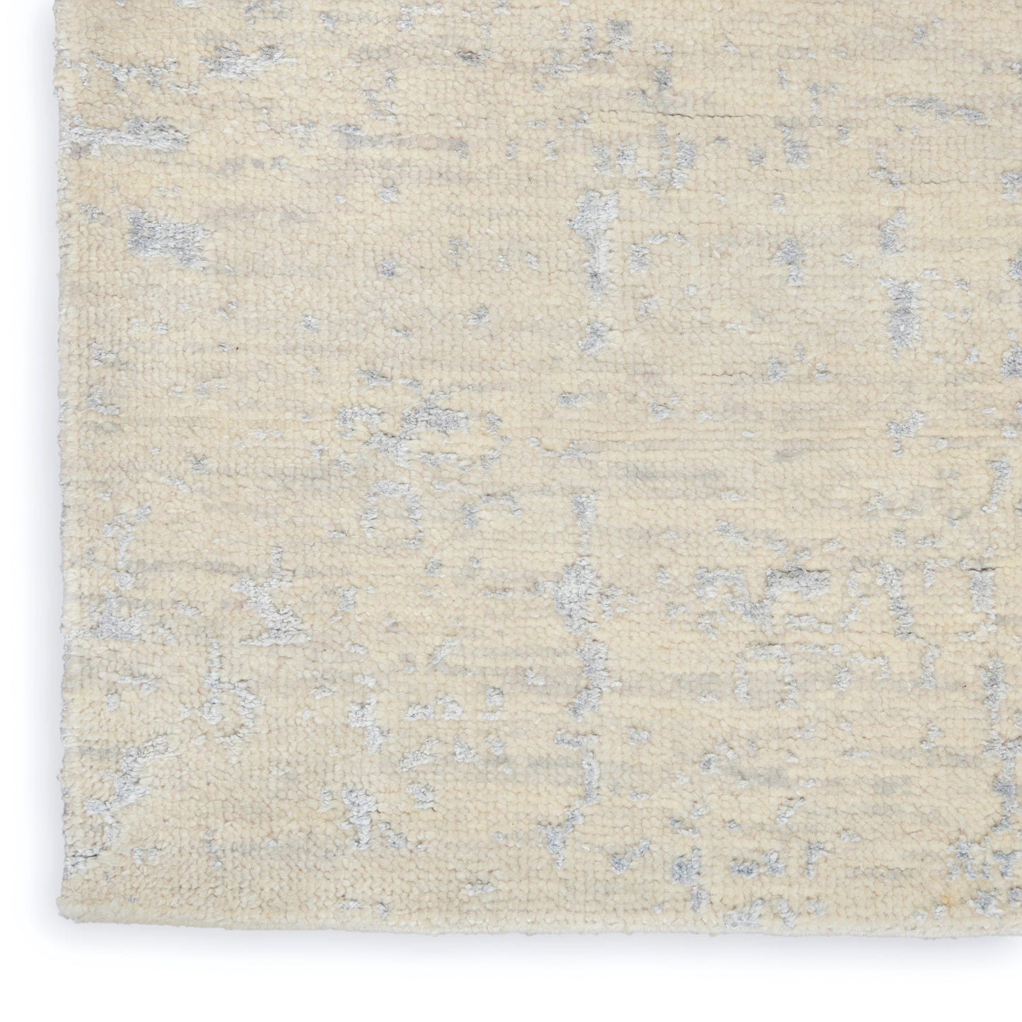 Nourison Home Luna  Ivory Silver Blue  Contemporary
