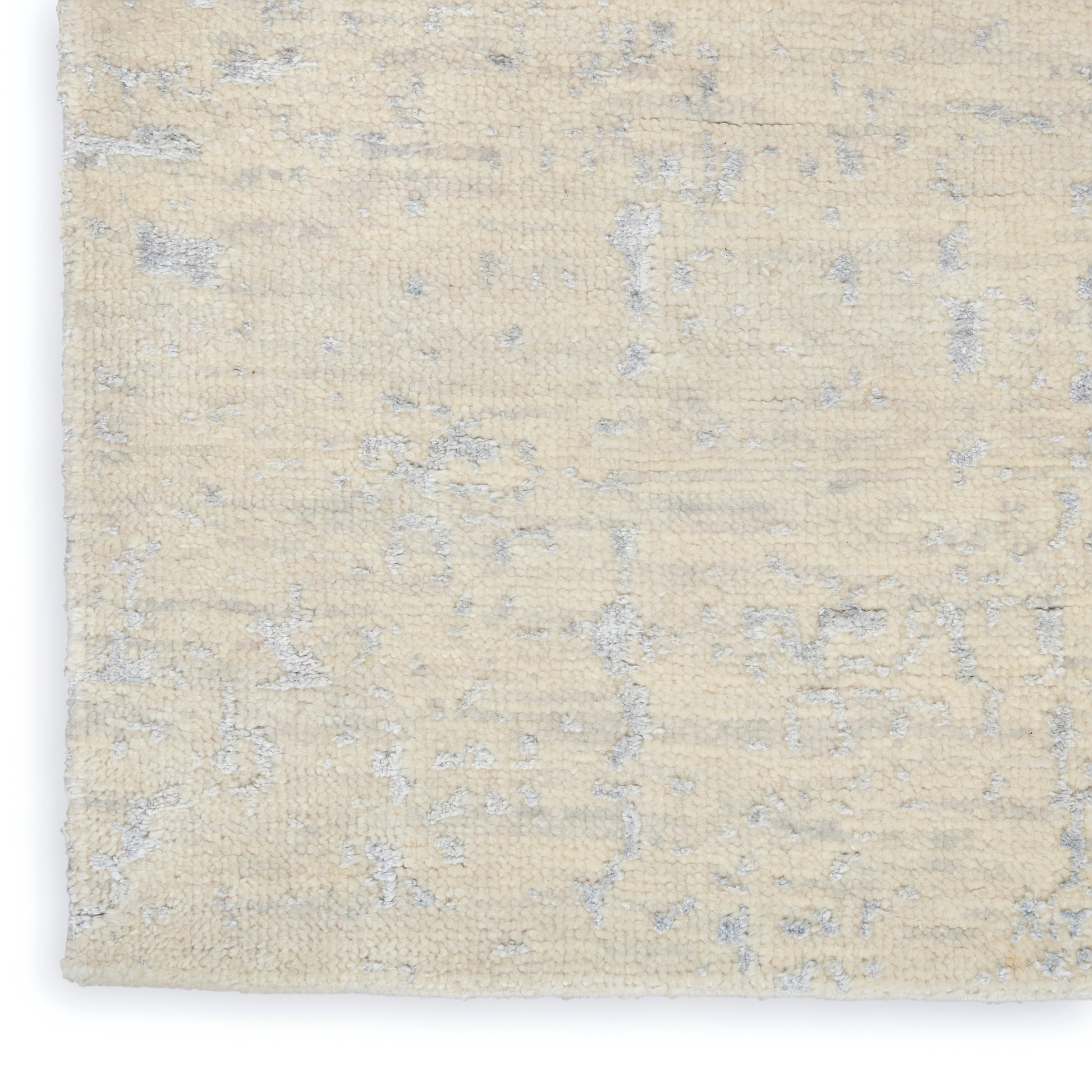 Nourison Home Luna  Ivory Silver Blue  Contemporary