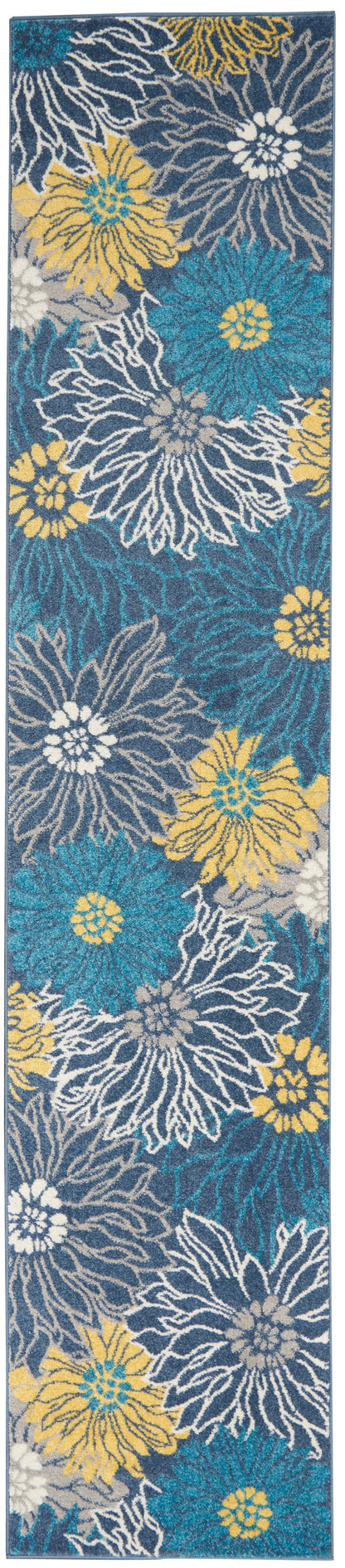 Nourison Home Passion PSN17 Blue Contemporary Power-loomed Rugs