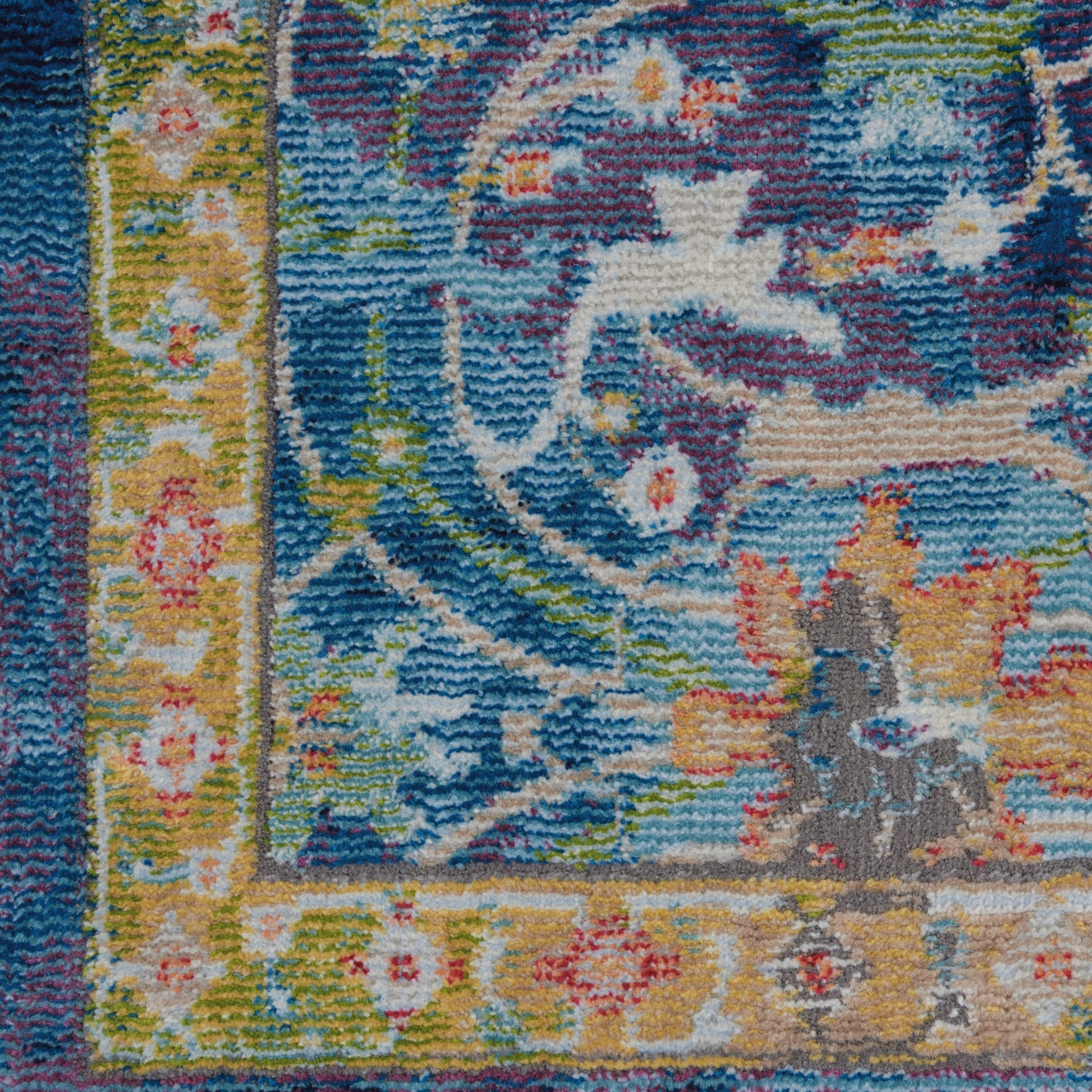 Nourison Home Ankara Global  Blue  Traditional