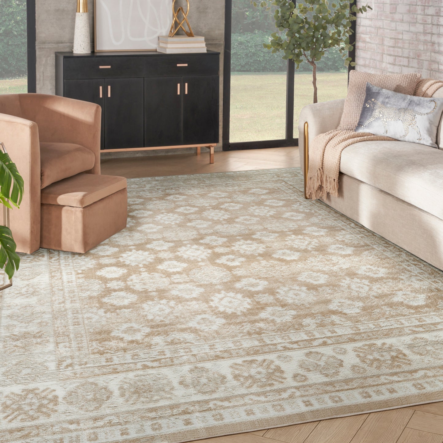 Nourison Home Dekor  Cream Beige  Traditional