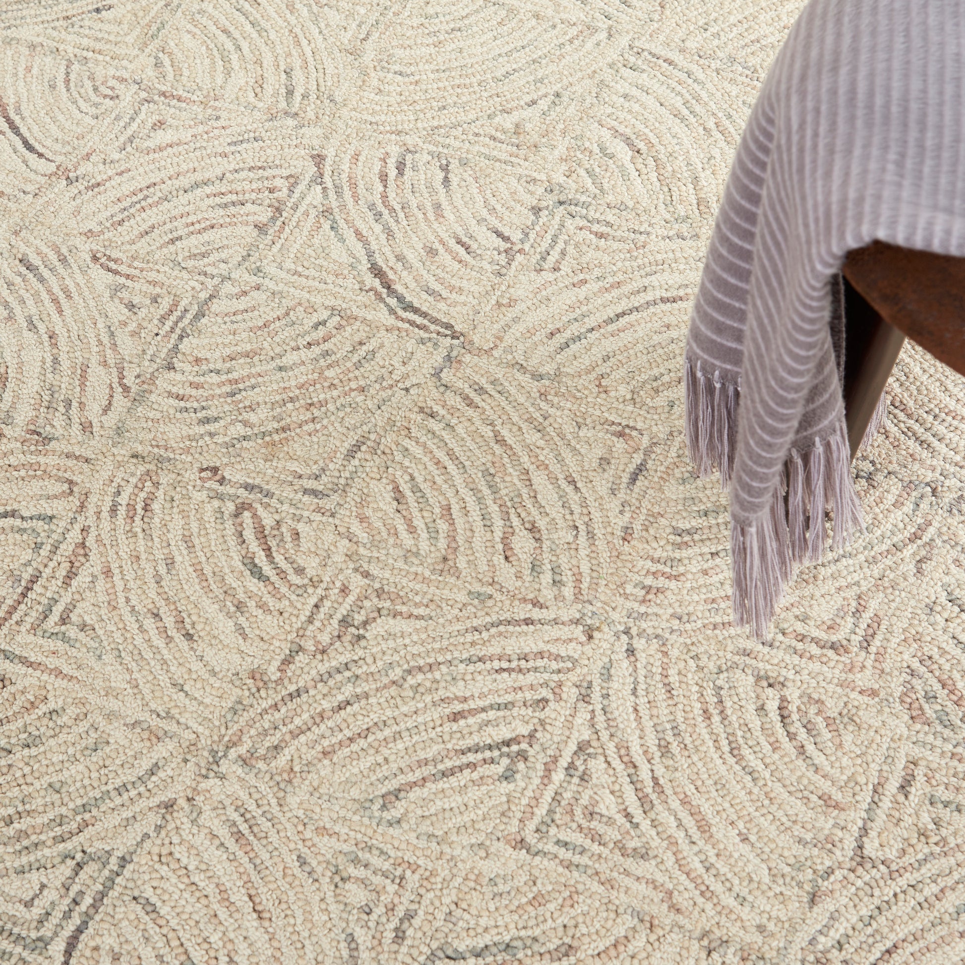 Nourison Home Interlock  Ivory Multi  Contemporary