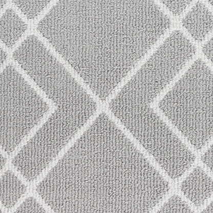 Nourison Home Modern Lines  Silver  Contemporary