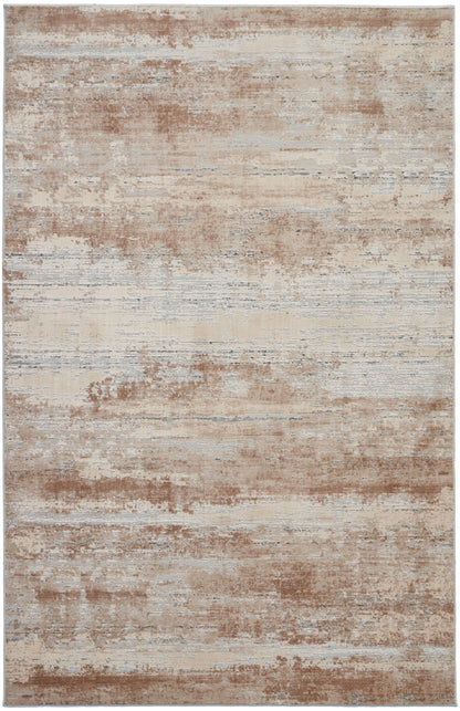 Nourison Home Rustic Textures RUS03 Beige Contemporary Power-loomed Rugs