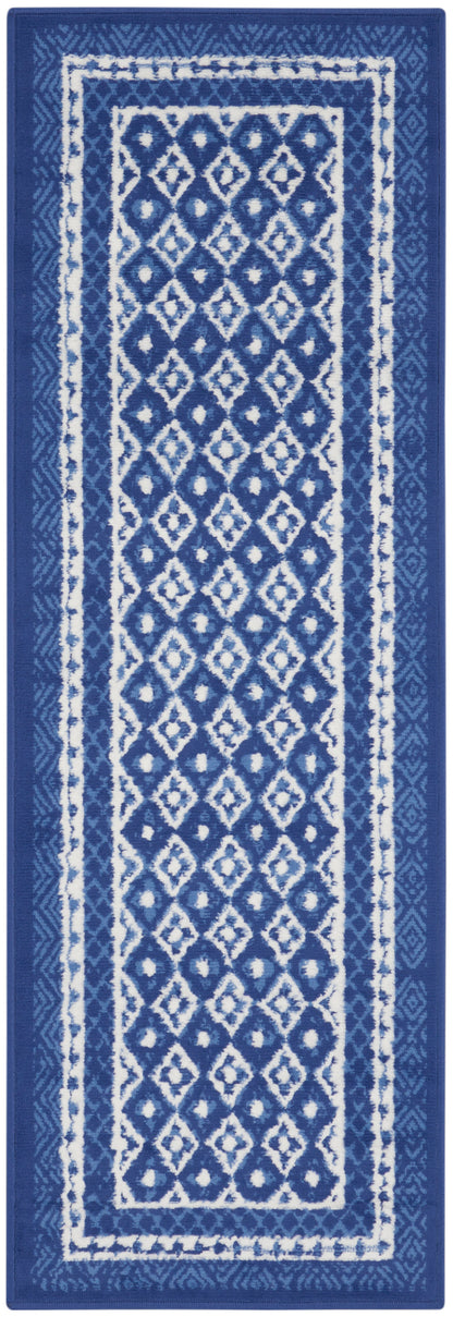 Nourison Home Whimsicle WHS13 Navy Contemporary Power-loomed Rug