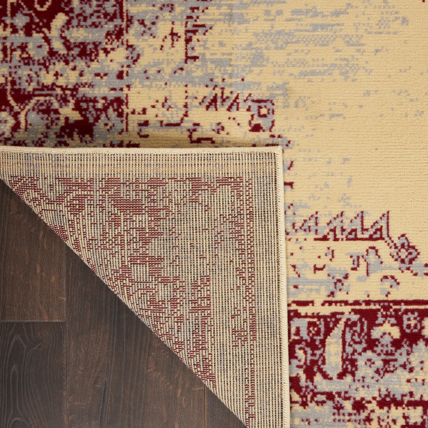 Nourison Home Grafix  Cream Red  Transitional