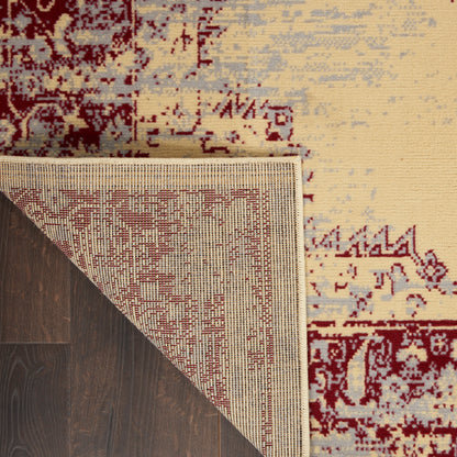 Nourison Home Grafix  Cream Red  Transitional