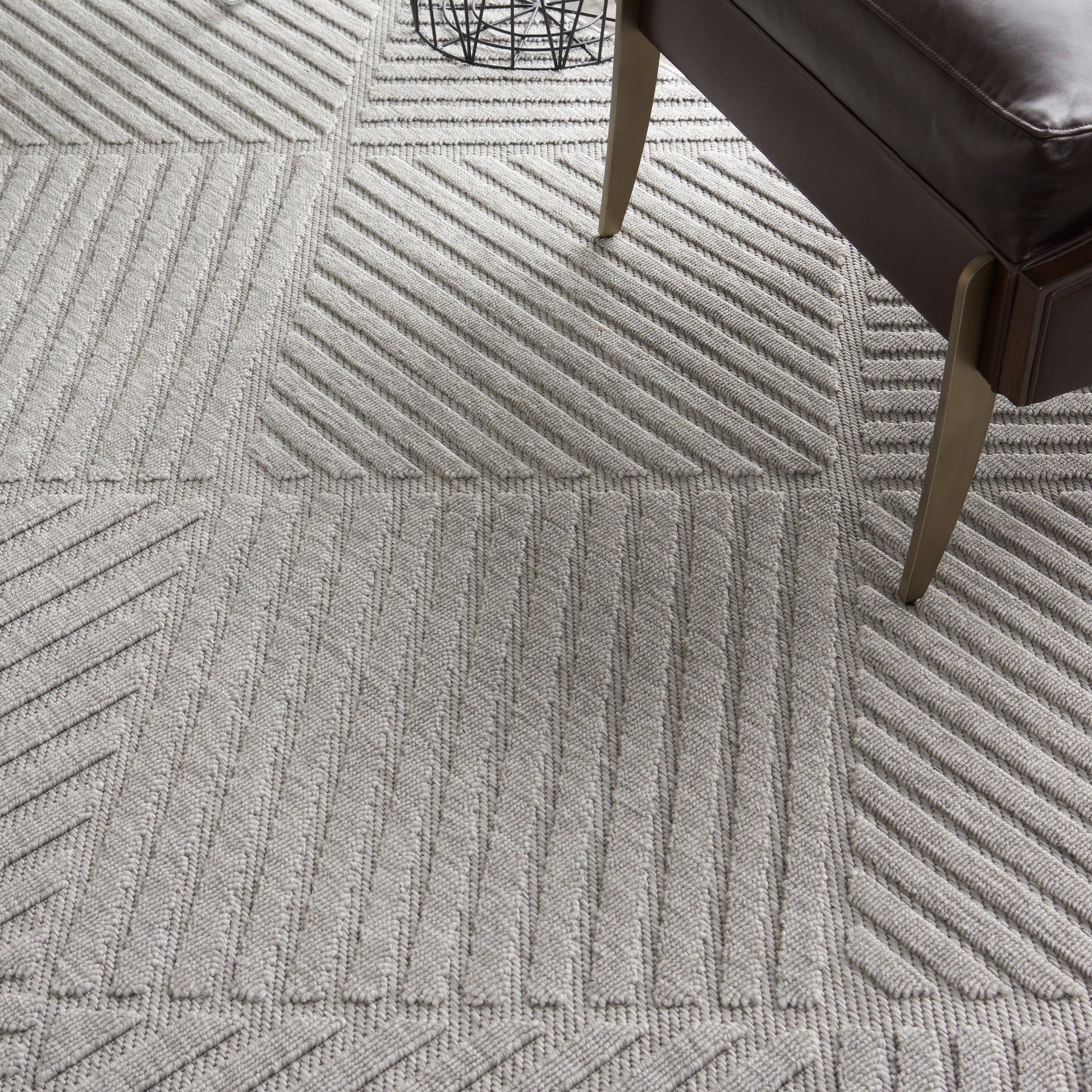 Nourison Home Cozumel  Light Grey  Contemporary
