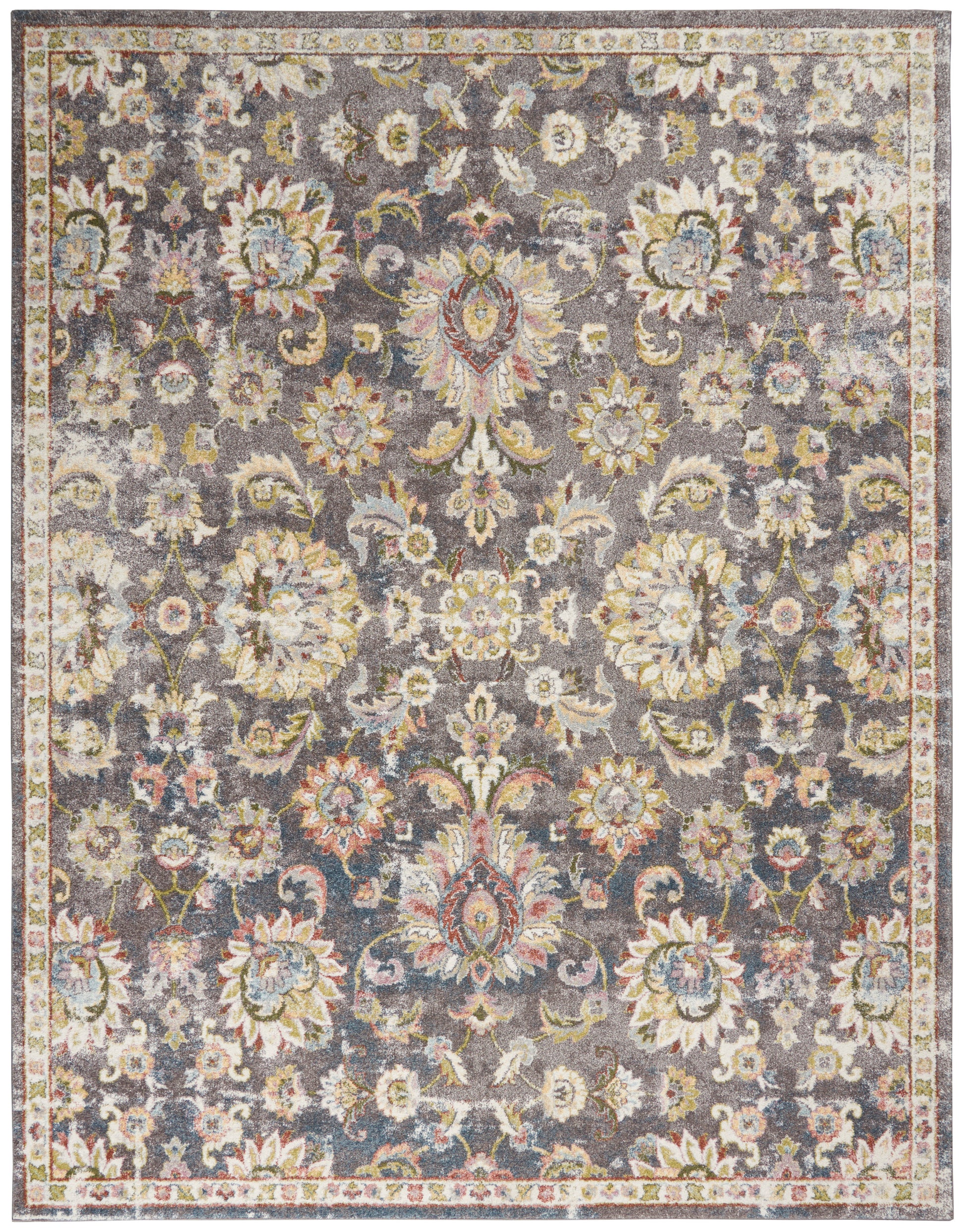 Nourison Home Soraya  Charcoal Multi  Transitional