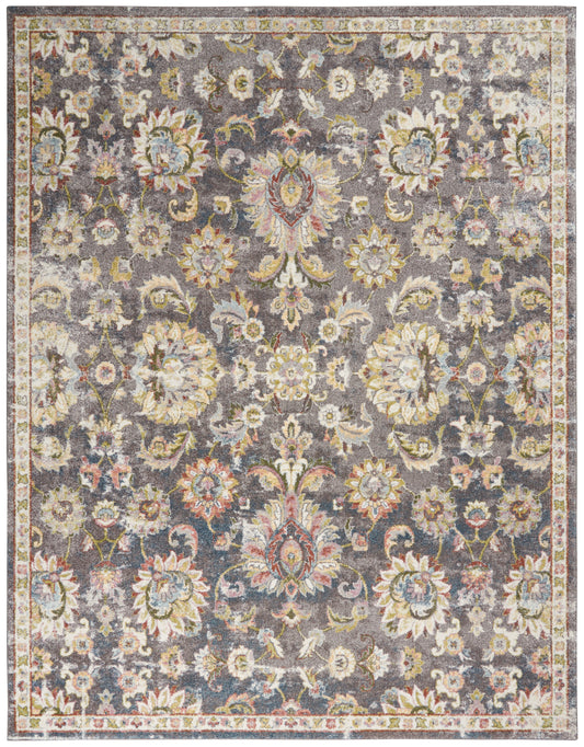 Nourison Home Soraya  Charcoal Multi  Transitional