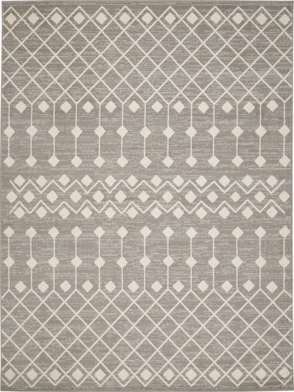 Nourison Home Grafix  Grey  Transitional