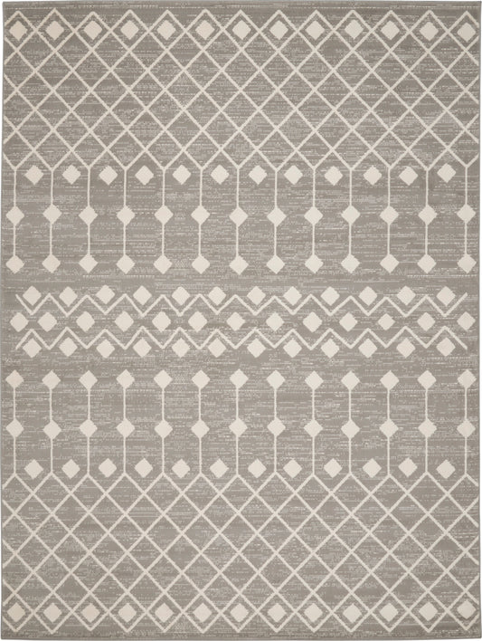 Nourison Home Grafix  Grey  Transitional