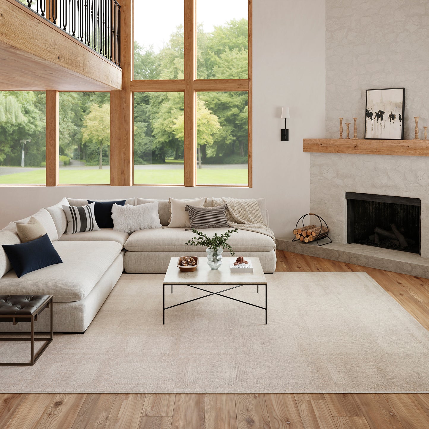 Nourison Home Nordic  Ivory  Contemporary