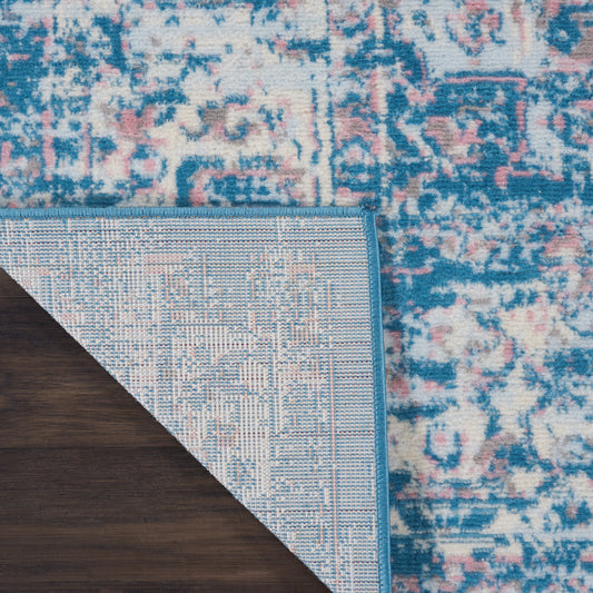 Nourison Home Grafix  Blue  Transitional