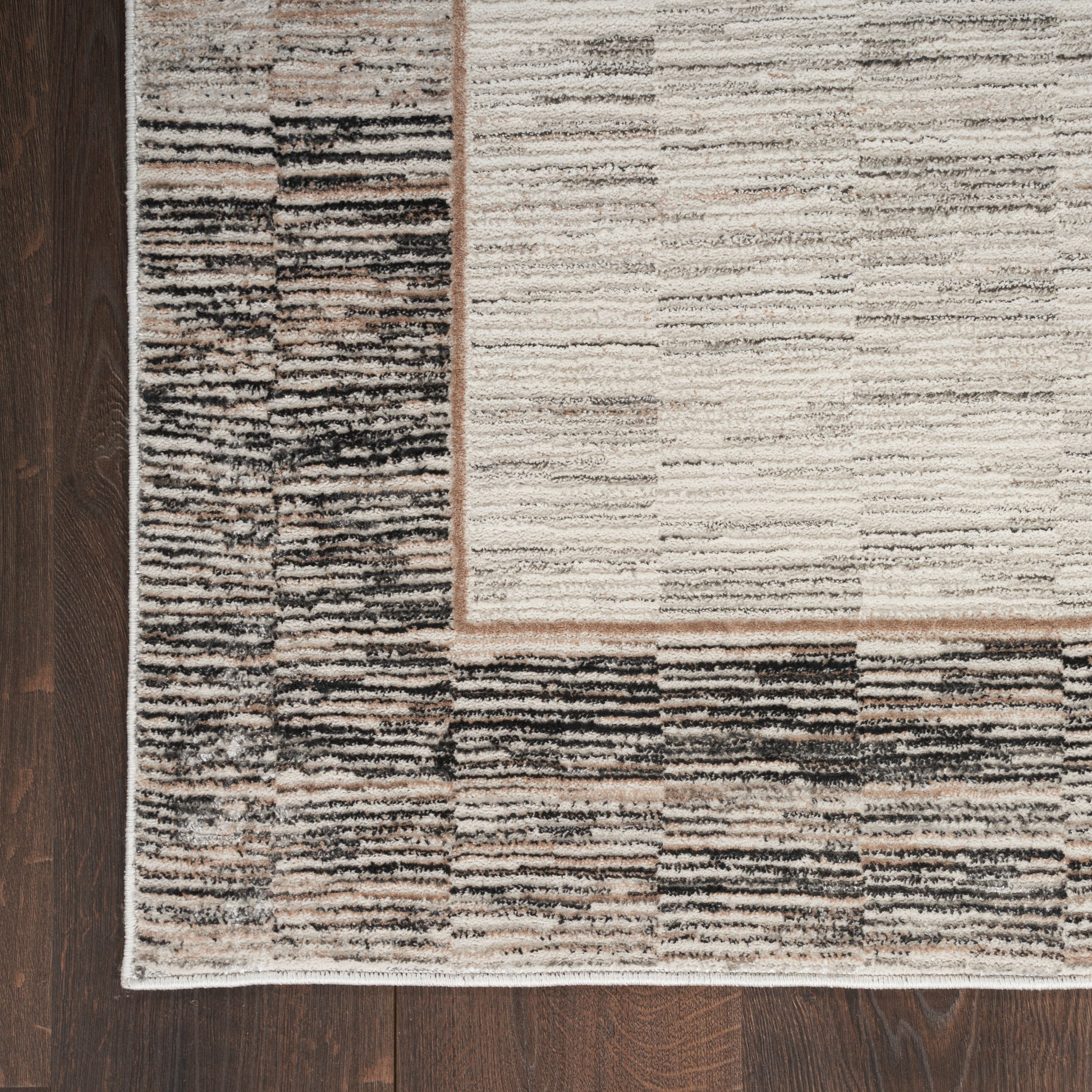 Nourison Home Desire  Grey Black  Contemporary
