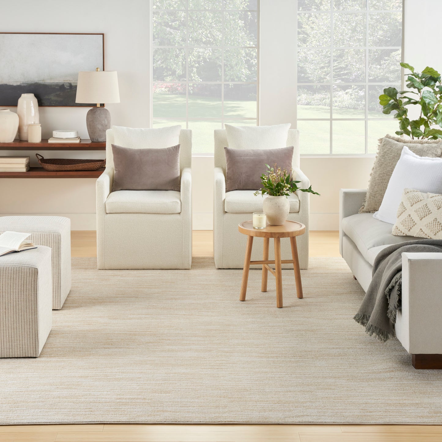 Nourison Home Nourison Essentials  Ivory Gold  Contemporary