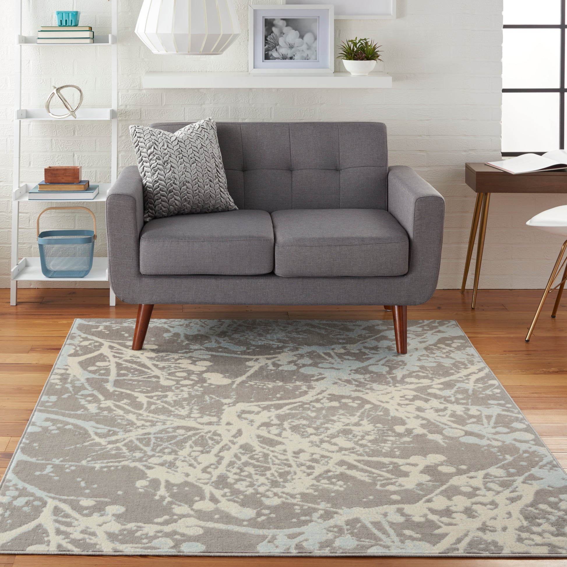 Nourison Home Jubilant  Grey  Contemporary