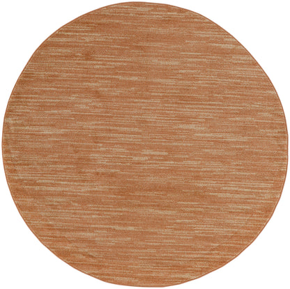 Nourison Home Nourison Essentials NRE01 Rust Contemporary Power-loomed Rug