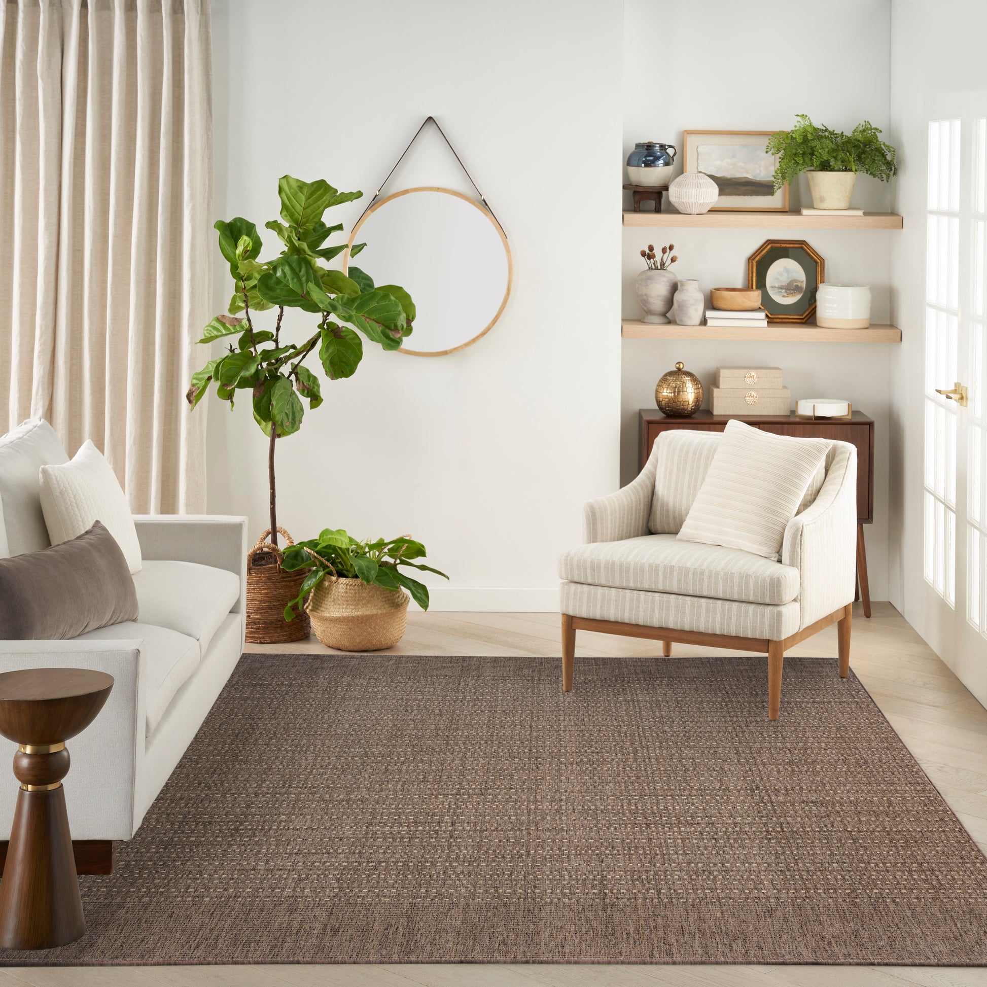 Nourison Home Tulum  Brown  Contemporary