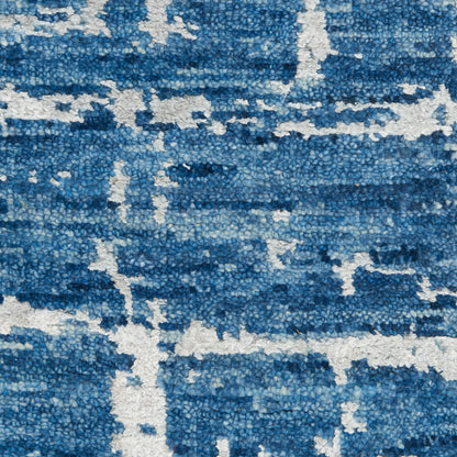 Nourison Home Luna  Blue Silver  Contemporary