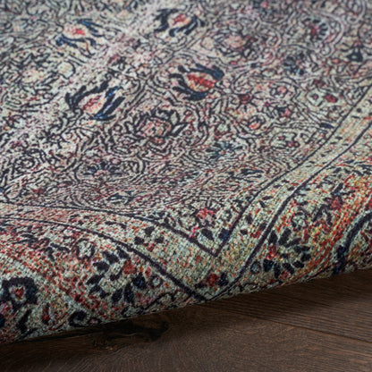 Nourison Home Grand Washables  Emerald  Traditional