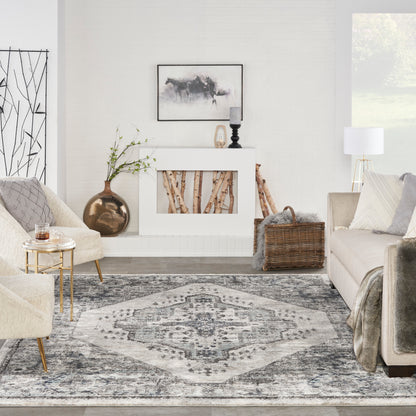 Nourison Home American Manor  Grey  Traditional