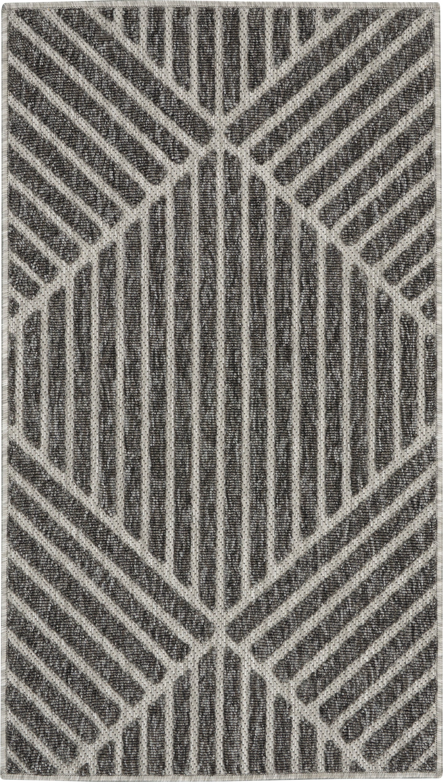 Nourison Home Cozumel CZM05 Dark Grey Contemporary Power-loomed Rug