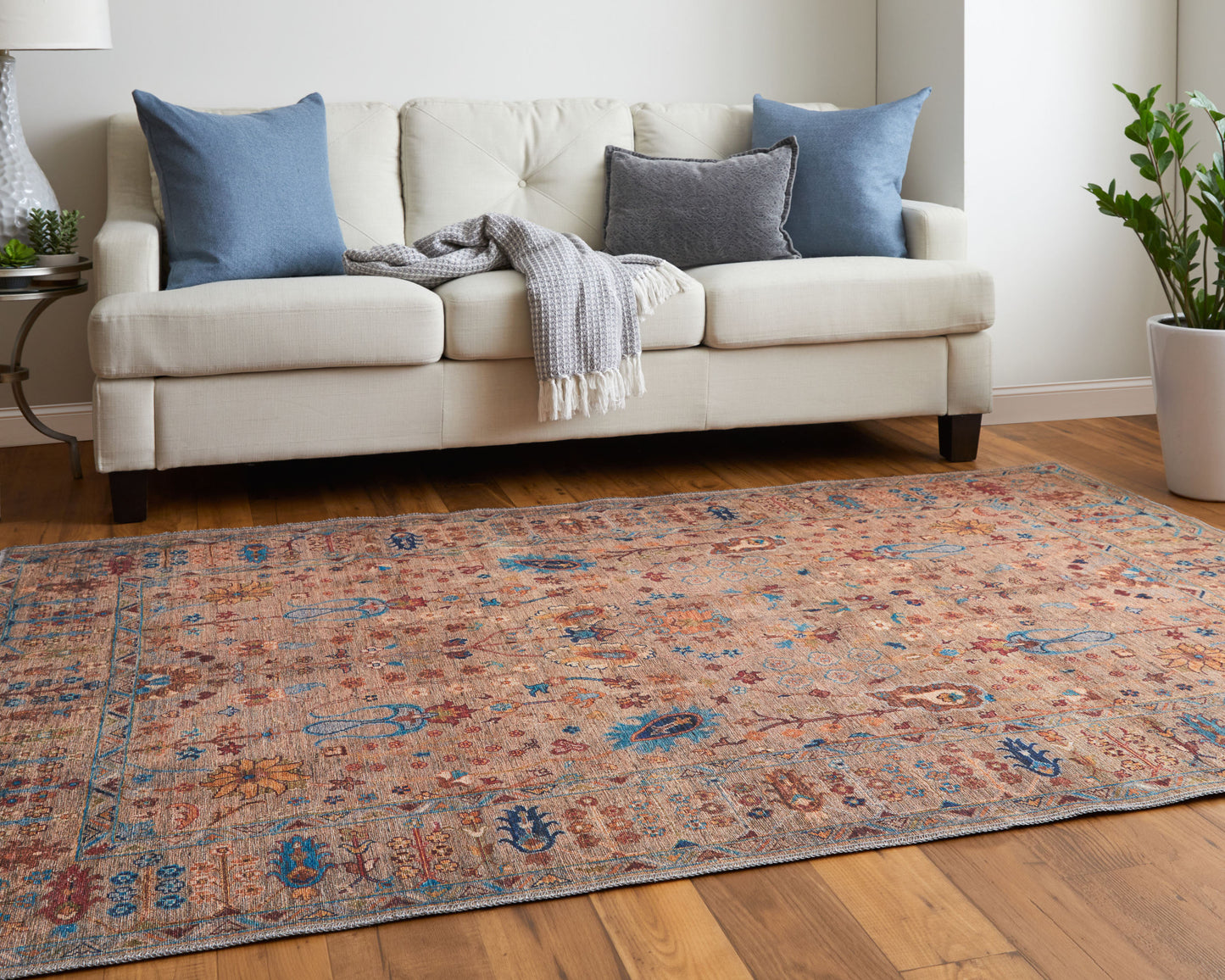 Feizy Rawlins  Beige Multi Transitional/Bohemian & Eclectic/Casual
