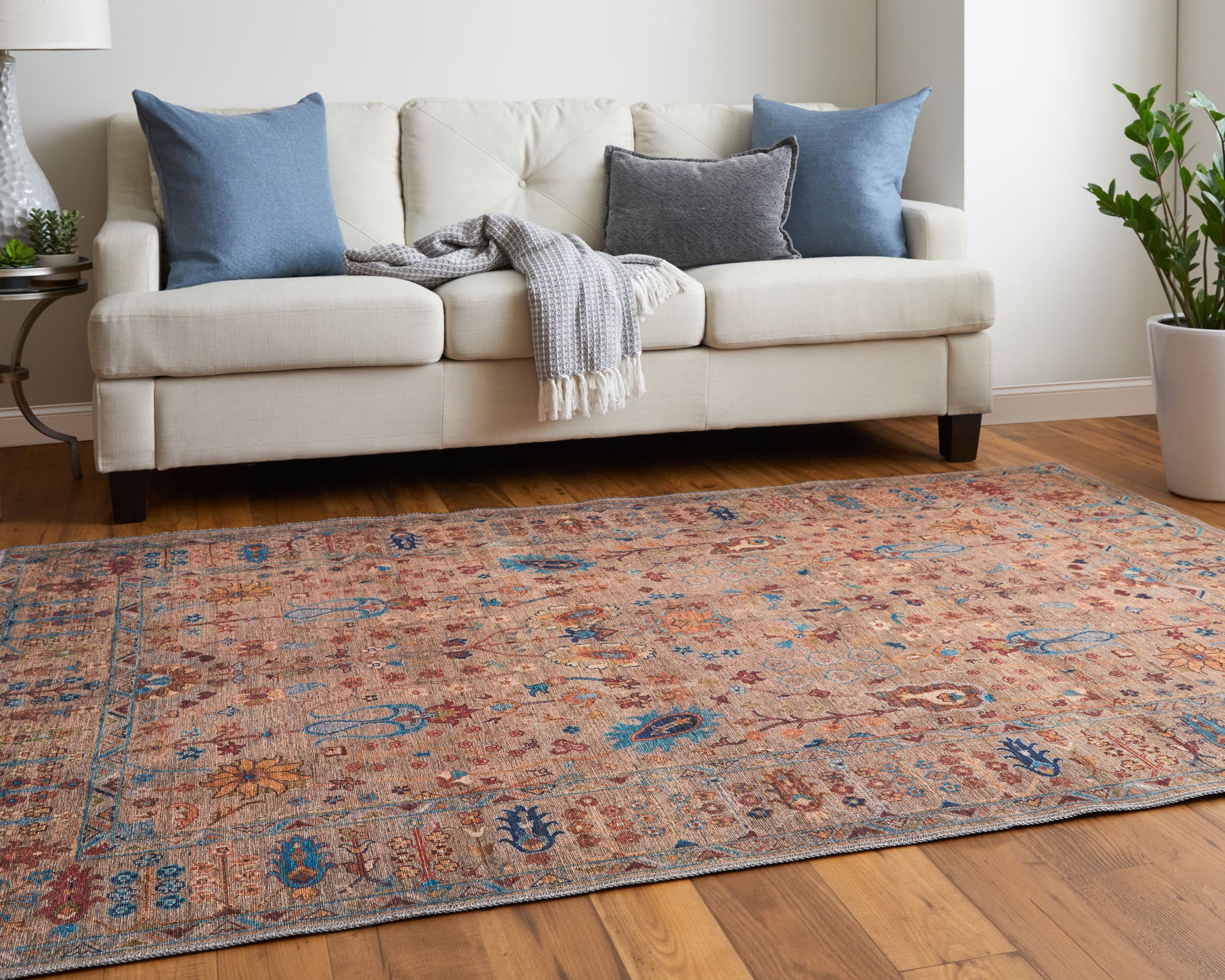 Feizy Rawlins  Beige Multi Transitional/Bohemian & Eclectic/Casual
