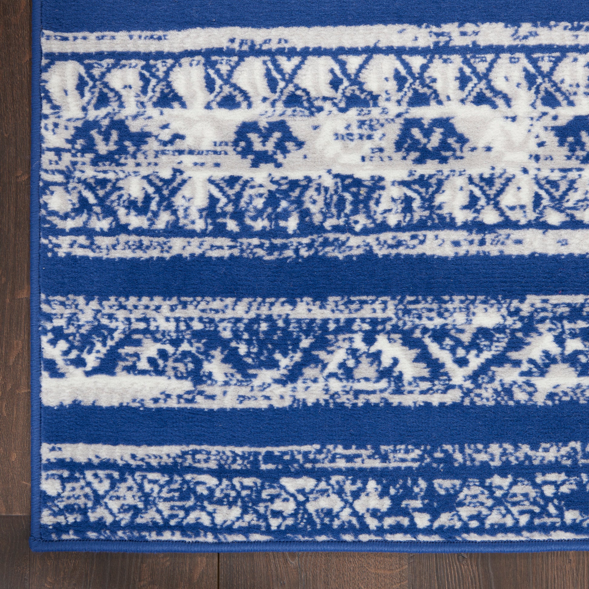 Nourison Home Whimsicle  Navy Ivory  Transitional