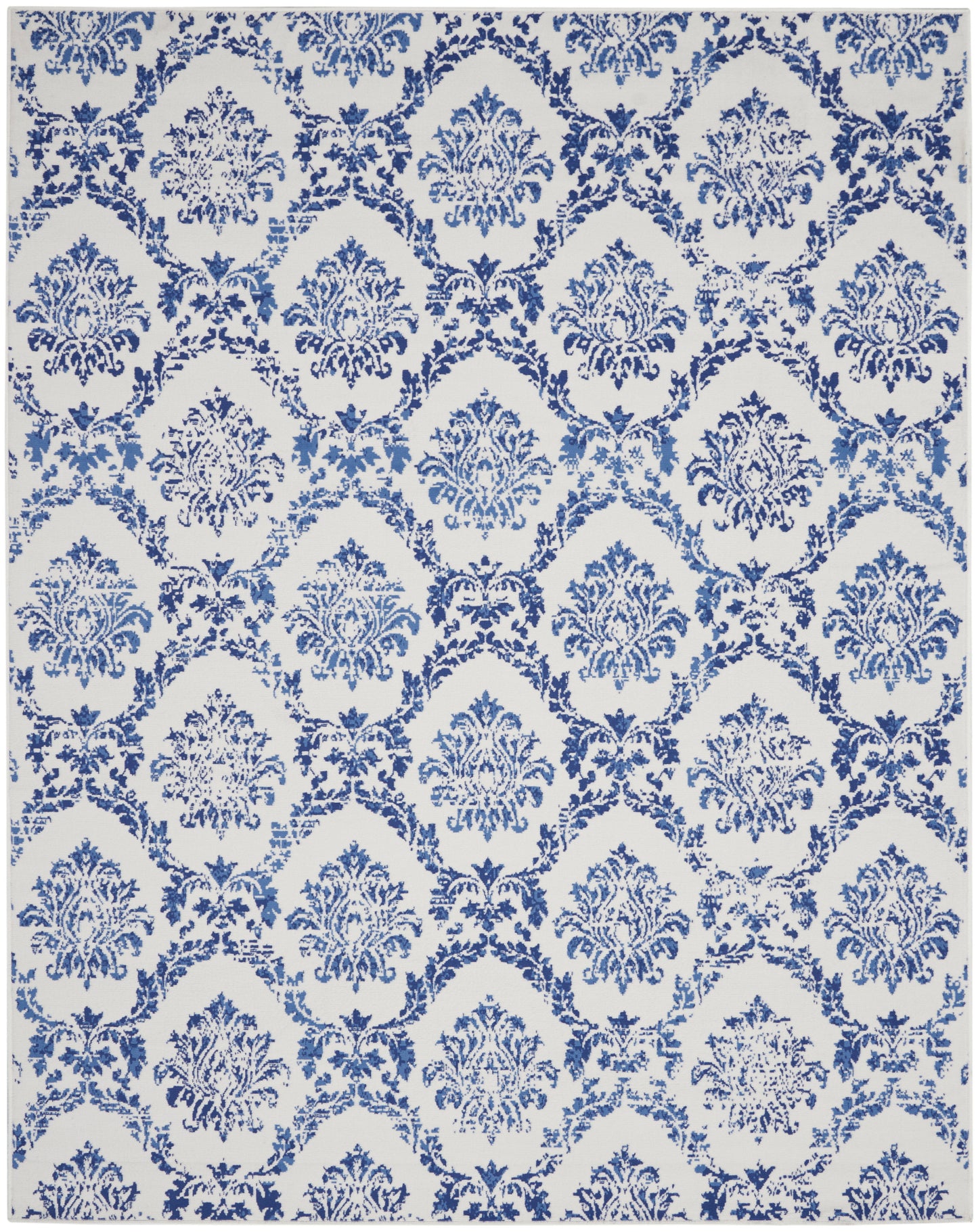 Nourison Home Whimsicle WHS01 Ivory Navy Contemporary Power-loomed Rug