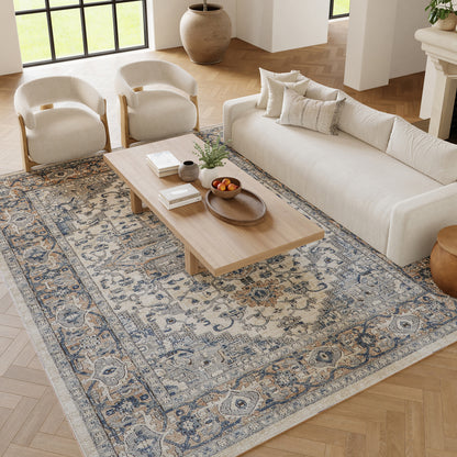Nourison Home Quarry  Ivory Grey  Transitional