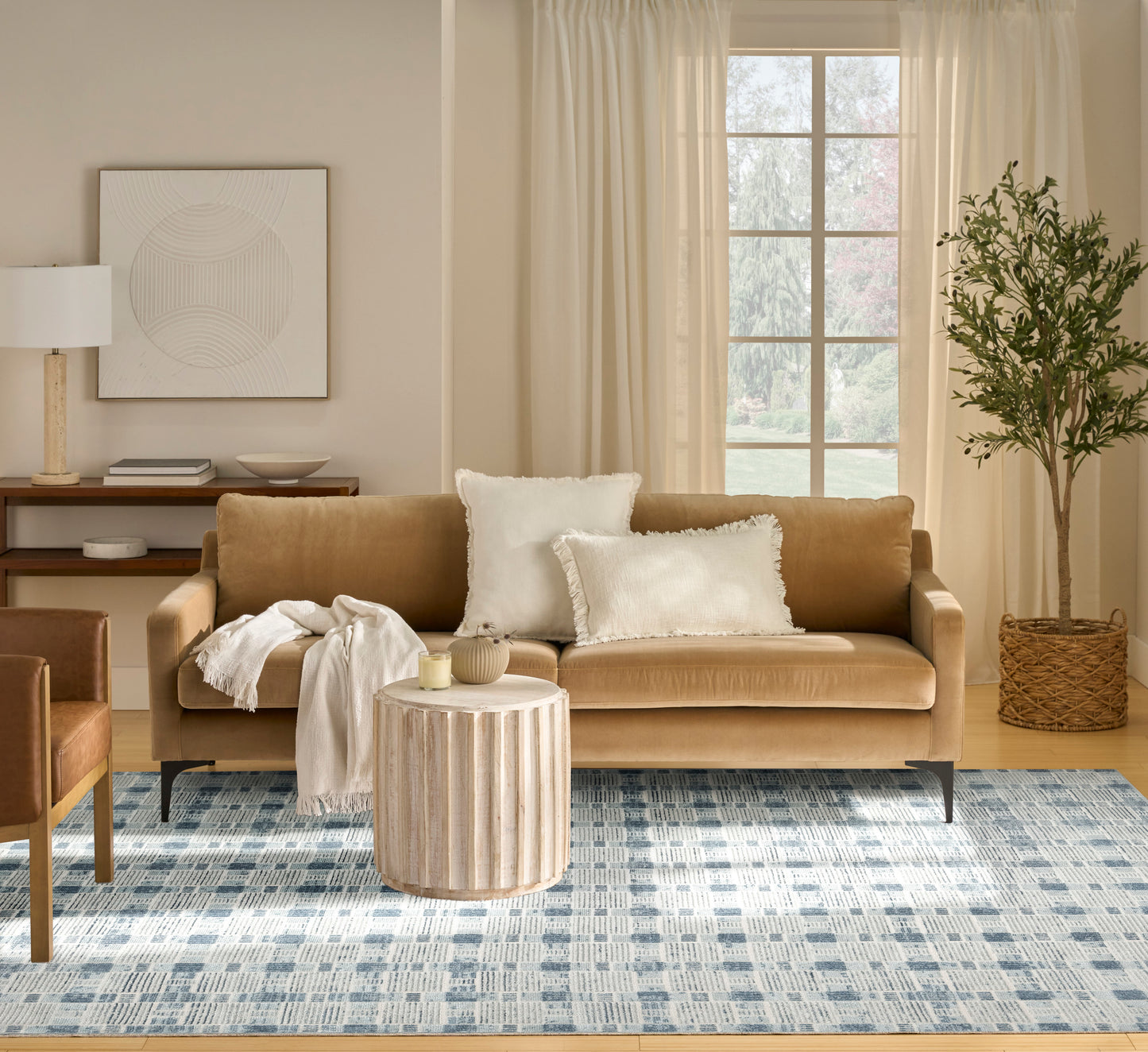 Nourison Home Nordic  Blue  Contemporary