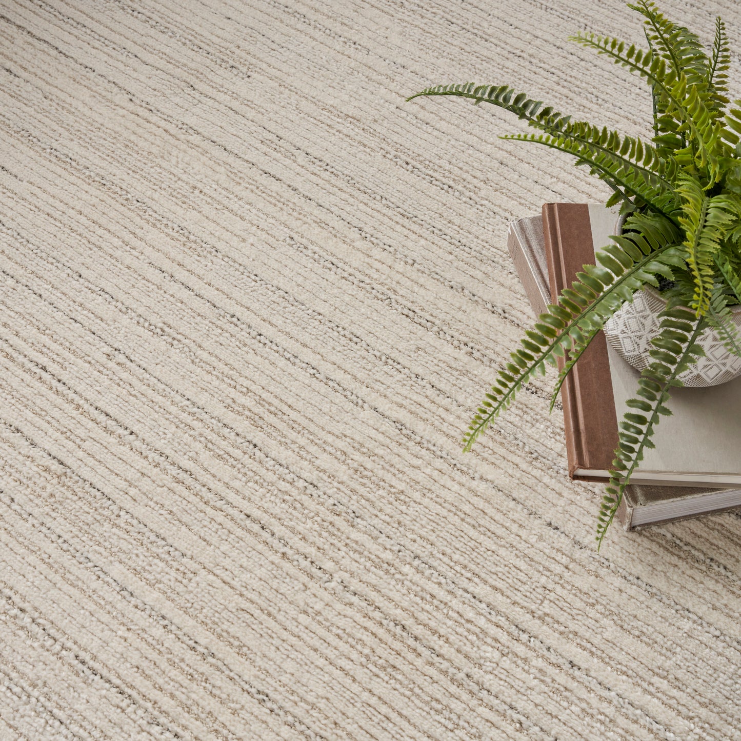 Nourison Home Andes  Ivory Grey  Contemporary