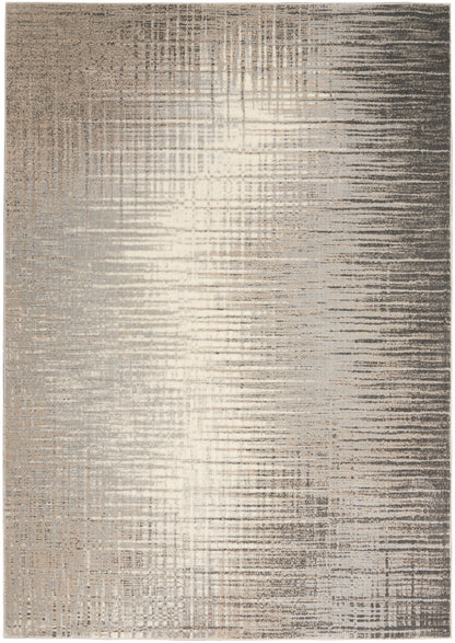 Nourison Home Marmara MRA01 Grey Ivory Contemporary Power-loomed Rug