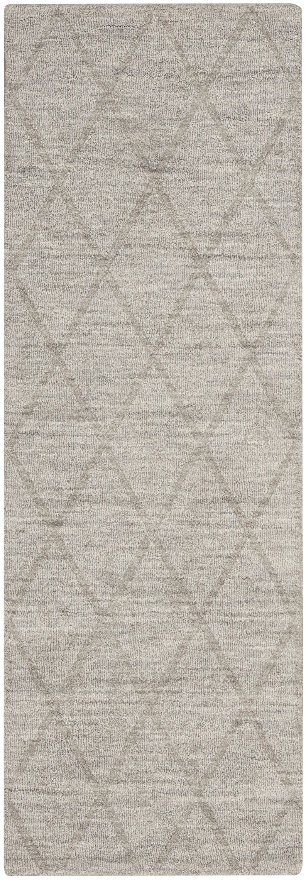 Nourison Home Wool Haven WOH01 Grey Contemporary Hand Woven Rug